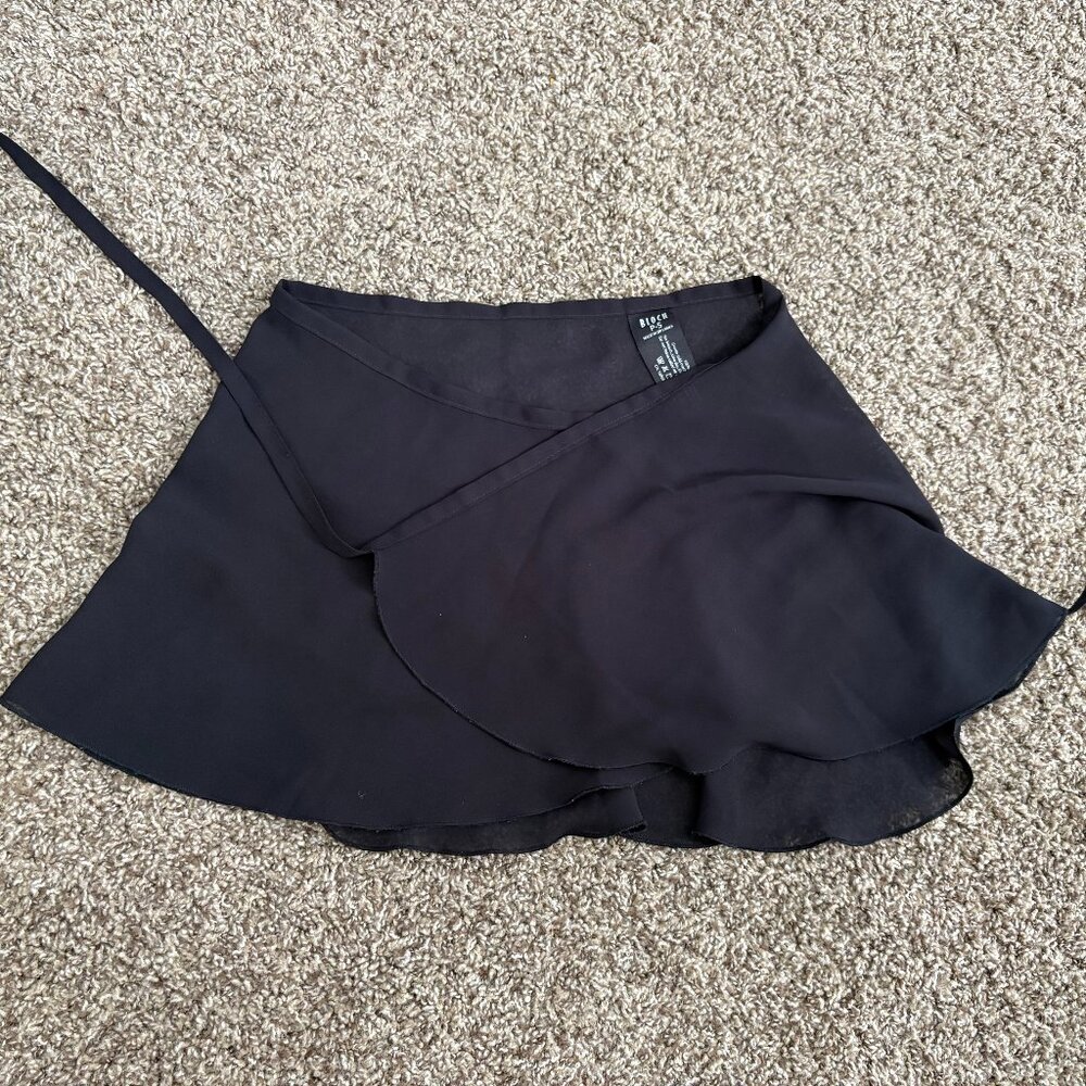 Bloch Vera Wrap Black Ballet Skirt